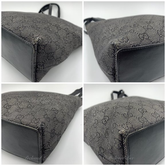 Authentic Gucci Monogram Bucket Shoulder Bag - Picture 9 of 13